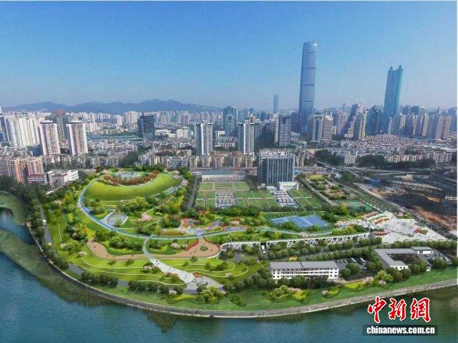 深圳滨河水质净化厂提标扩建工程效果图
